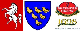 Kent and Sussex club logos